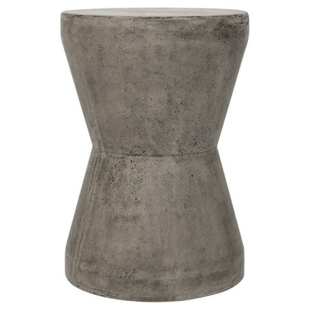 concrete outdoor side table concrete topped safavieh torre concrete indooroutdoor side table walmartcom concrete outdoor side table concrete topped safavieh torre concrete indooroutdoor side table walmartcom